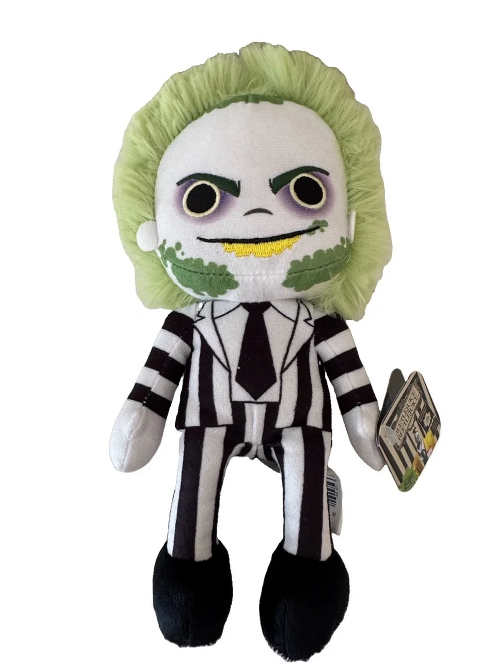 Beetlejuice-Inspired Green Hair Plush Toy - Kids Toys 8 inch NEW!